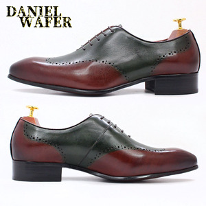 Oulanya vestido <span class=keywords><strong>zapatos</strong></span> de Guangzhou al por mayor de encaje <span class=keywords><strong>zapatos</strong></span> formales <span class=keywords><strong>zapatos</strong></span> genuino cuero marrón negro <span class=keywords><strong>zapatos</strong></span> de los hombres de negocios - Product Image 2