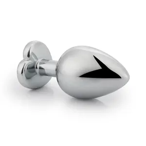 Jeweled popo fiş paslanmaz çelik Anal Plug Anal seks oyuncakları erkekler için kalp kristal takı Anal popo fiş kadın - Product Image 4