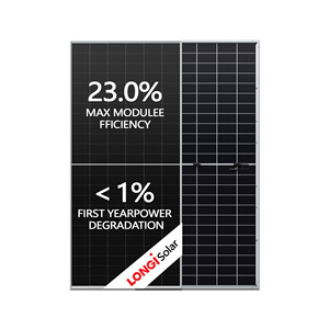 Paneles Solares: 595 Watts, 600, 615, 620, 625 Watts. Paneles Longji - Hi-mo 7 con una Tasa de Absorción Extremadamente Alta. Paneles Solares 595 - Product Image 2