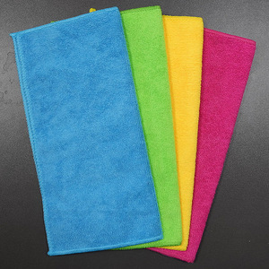 Microfiber Cleaning Towel 40x40 Cm 300Gsm Multi Functional For Kitchen <b>Car</b> <b>Table</b> Household Use Solid Color Rectangle - Product Image 1