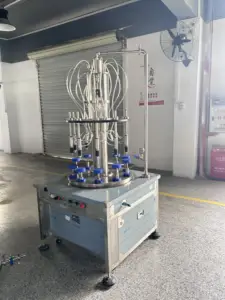 High Accuracy Automatic Rotary Perfume Filling And Capping Machine