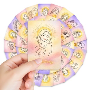 Cartes de motivation personnalisées pour femmes, dégradé rose-violet, 36 cartes en papier, pour couple, transfrontalières, pour <span class=keywords><strong>la</strong></span> guérison et l'affirmation de soi - Product Image 4