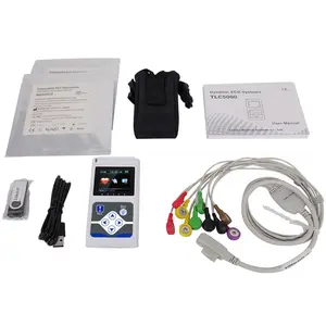 Holter 24h CE Certifications Contec TLC5000 Ecg Monitor 24h Tcl5000 12-leads Holter