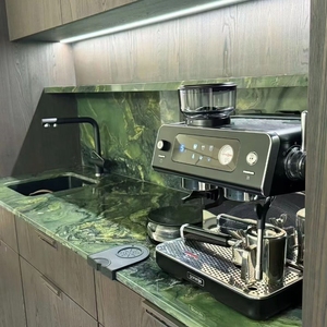 Lastra di Marmo Verde Foresta <span class=keywords><strong>Monet</strong></span> di Alta Qualità, Pietra Naturale Grande Formato per Pareti Interne, Pavimenti, Piani di Lavoro, Ville e Appartamenti - Product Image 3