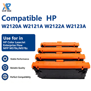 Cartouche de toner compatible ChipRise W2120A W2121A W2122A W2123A pour HP Enterprise Flow <span class=keywords><strong>MFP</strong></span> M578c M578z - Product Image 1