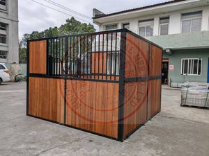 Abri <span class=keywords><strong>pour</strong></span> <span class=keywords><strong>chevaux</strong></span> robuste <span class=keywords><strong>pour</strong></span> l'extérieur Installation rapide et sécurisée Grange préfabriquée <span class=keywords><strong>pour</strong></span> une utilisation <span class=keywords><strong>en</strong></span> extérieur - Product Image 6