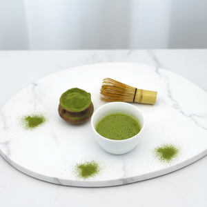 ผงมัทฉะออร์แกนิคเกรดพิธีกรรมบดด้วยหิน ชาเขียวมัทฉะบริสุทธิ์ - Product Image 3