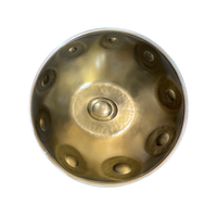 Handpan haut de gamme en acier inoxydable, tonalité D Kurd, 10 notes, instrument handpan 432hz 440hz