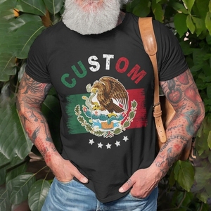 Fabricante Mayorista de Camisetas Deportivas con Estampado Personalizado de la Copa Mundial 2026 México, Camisetas Dry-<span class=keywords><strong>Fit</strong></span> con la Bandera de México - Product Image 3