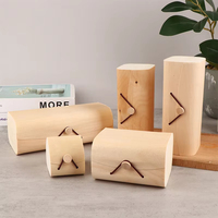 Boîte de rangement en bois, bois naturel avec couvercle, boîtes cadeaux, boîte d'emballage cadeau incurvée pour la décoration et le rangement à domicile
