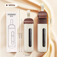 Boîte à pilules portable en plastique à trois compartiments pour personnes âgées, petite taille, étanche à l'humidité, rangement domestique, sous-emballage pour une journée