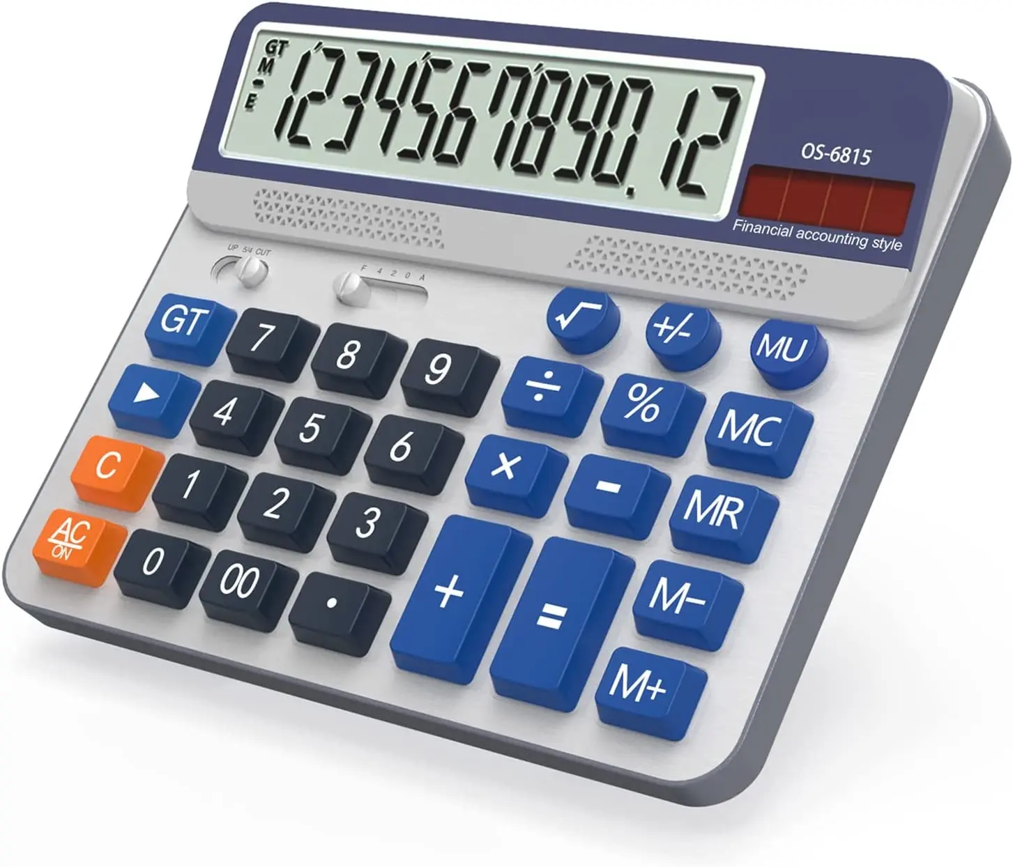 Настольный калькулятор большой ЖК-дисплей 12-значный портативный карманный базовый калькулятор с большой мягкой чувствительной кнопкой