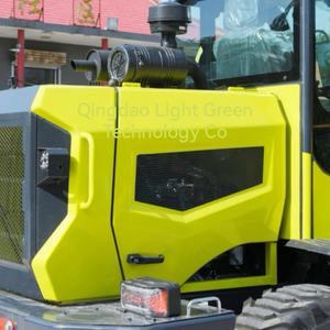 Vente flash : Chargeuse sur pneus vert clair de 1800 kg, <span class=keywords><strong>mini</strong></span>-benne, convertisseur hydraulique, moteur diesel Euro 5, certifié CE - Product Image 4