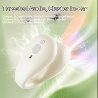 Écouteurs intra-auriculaires transfrontaliers à clip d'oreille, modèle exclusif, pour Bluetooth 5.3, avec commande vocale, étanchéité quotidienne, son de haute qualité, pour le sport (moins de 3 heures d'autonomie)