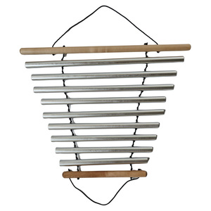 Campana <span class=keywords><strong>de</strong></span> <span class=keywords><strong>Viento</strong></span> <span class=keywords><strong>de</strong></span> <span class=keywords><strong>Metal</strong></span> <span class=keywords><strong>de</strong></span> 9 Tonos con Manivela, Instrumento <span class=keywords><strong>de</strong></span> Percusión para Sanación con Sonido, Meditación y Yoga - Product Image 1