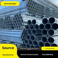 Changzhou en stock galvanisé à chaud galvanisé à froid tuyau galvanisé à froid Dn tuyau en acier revêtu de plastique tuyau d'incendie en acier soudé National