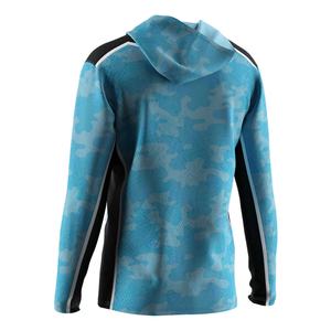 Camiseta Blanca de Manga Larga para Verano, Sublimada, de Secado Rápido, con Capucha, Protección UV, para Pesca - Product Image 4