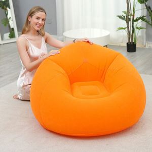 Fauteuil gonflable portable Maxfree en PVC floqué, pouf paresseux, siège de relaxation gonflable pour salon, chambre et extérieur - Product Image 5