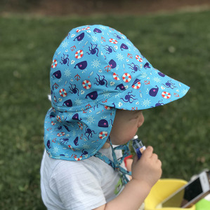 Cappelli da pescatore per bambini ad asciugatura rapida per bambini da 3 mesi a 5 anni protezione UV da spiaggia a tesa larga cappellini da sole essenziali per esterni - Product Image 4