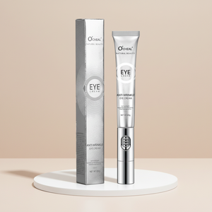 Crème pour les yeux électrique OEM, massage par vibration, acide hyaluronique, anti-rides, raffermissante, hydratante, traitement des yeux, étiquette privée personnalisée - Product Image 1