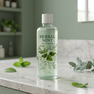 Private Label Herbal Skin Cleanser <b>Vitamin</b> <b>C</b> Facial Wash Deep Cleansing Face Wash Custom Packaging OEM Cosmetic Bottle - Product Image 3