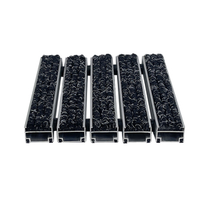 Tapis d'entrée de qualité commerciale MEISHUO, tapis de sol en aluminium <span class=keywords><strong>encastré</strong></span>, système de tapis antidérapants pour entrée, intégré pour l'intérieur et l'extérieur - Product Image 1