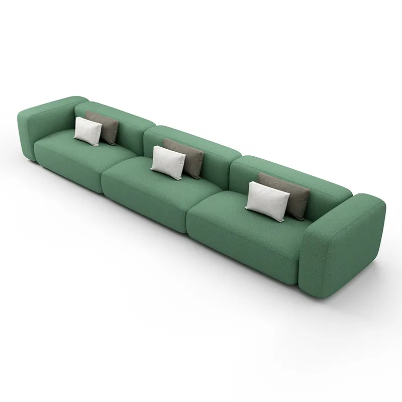 Sofa Modern Sofa Modular Sofa Modern Tiongkok Set Sofa kantor bersekat kain Salon furnitur ruang tamu