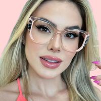Monture de lunettes TR90 tendance, anti-lumière bleue, pour lecture, décontractée, pour femme, usage quotidien