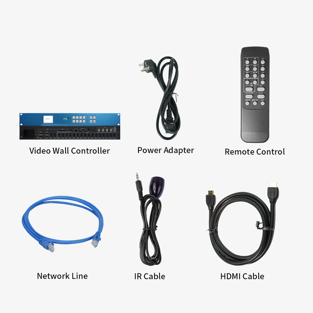 PIP POP High-Resolution 4K60 Video Wall Processing LCD Display Video Processor 3X4 4X4 4K60 Video Processor