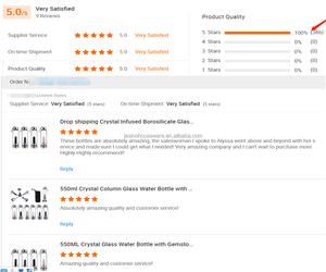 Ziao — bouteille d'eau en verre élixir en cristal <span class=keywords><strong>2022</strong></span> ml, avec pierres décoratives naturelles amovibles et ombrage en forme de torche, nouveau Design, 550 - Product Image 6