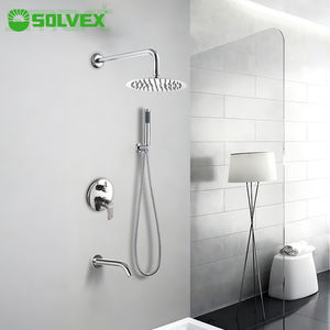 ชุดฝักบัวติดผนังอัจฉริยะ SOLVEX พร้อมหัวฉีดนวดและโหมดหยุดฉีดแบบเลื่อนได้ ดีไซน์ทันสมัยสำหรับโรงแรมและอพาร์ตเมนต์ - Product Image 6