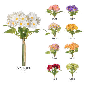 Oh Arts alta calidad personalización crisantemo <span class=keywords><strong>indicum</strong></span> plástico Alambre de Metal flores artificiales de crisantemo para decoración del hogar - Product Image 1
