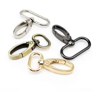 Swivel Lobster Leather Bag Handbag Purse Shoulder Strap Belt Clasp Clip Trigger Buckle Key Ring Dog Chain Collar Snap Hook