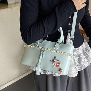 Bolso de mano de color sólido, muy vendido, de piel sintética para mujer, bolso de hombro rectangular, bolso de axila. - Product Image 3