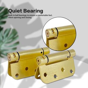 Modern Design Iron Metal <b>Spring</b> Butt Hinge Adjustable Soft Close <b>Door</b> & Window Closer Hinges Made of Plastic and Steel - Product Image 3