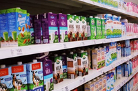 Envase Aséptico Antimicrobiano de 7 Capas de PVC de Grado Alimenticio para Cartones de Leche con Impresión Personalizada para Uso Comercial