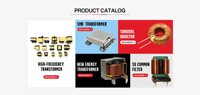 Transformador Saner EF20 de Alta Frecuencia para Consumidores, Tipo Vertical, Carga Rápida Electrónica, Núcleo de Ferrita, Bobinado de Cobre, OEM/ODM