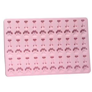 Yongli Mini stampo in Silicone a forma di animale per cani zampa in Silicone stampo per cioccolato/caramelle/fondente per Snack biscotti/dolcetti per cani - Product Image 6