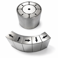 Aimant en blocs Halbach en néodyme NdFeB sur mesure pour usine, segmenté, en arc, en bloc, en cylindre, assemblé et plié pour moteur BLDC, générateur, OEM, ODM
