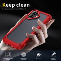 Pour iPhone 16 13 12 11 Pro Max 15 14 Plus Antichoc Peau Soyeuse Coque Arrière Ultra Mince Mat Dur PC Translucide Téléphone Cas