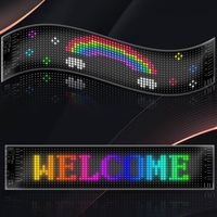 Pantalla Led suave Panel de matriz FPCB Mensaje de animación Desplazamiento Pantalla flexible