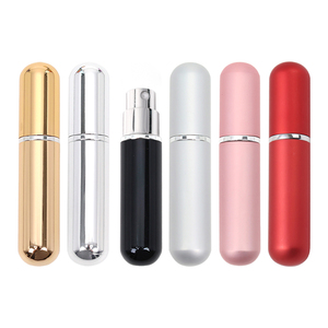 Atomizador de Perfume Recargable de <span class=keywords><strong>Viaje</strong></span> de Aluminio de 5 ml con Logotipo Personalizado, Mini Botella de Perfume de Vidrio para Viajes - Product Image 1