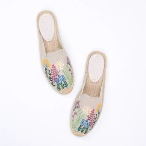 <span class=keywords><strong>Alpargatas</strong></span> OEM ODM hechas a mano, Zapatillas para zapatos planos, <span class=keywords><strong>chanclas</strong></span> de verano de cáñamo - Product Image 3