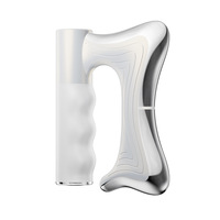 Brosse de massage électrique pour fascias avec fonction musicale, micro-courant et thérapie thermique ; Appareil de relaxation alimenté par USB, brosse pour méridiens