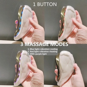 เครื่องนวดหน้ากัวซาแบบชาร์จไฟได้ รุ่นอื่นๆ ผลิตภัณฑ์เสริมความงามสำหรับยกกระชับใบหน้าสำหรับผู้หญิง - Product Image 3