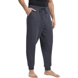 Pantalones Deportivos de Bambú para Hombre, Suaves y Elásticos, con Cordón en la Cintura, Pantalones Casuales para Correr con Bolsillos - Product Image 2