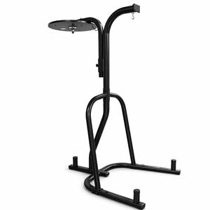 Support de <span class=keywords><strong>boxe</strong></span> robuste en acier noir, double usage, avec logo OEM personnalisé, plateforme pour sac de vitesse, crochet pour sac de frappe et supports de poids, pour salle de sport à domicile - Product Image 1