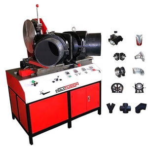 Machine de soudage d'atelier pour tuyaux en PEHD multi-angle de 90 mm à 315 mm, pour la fabrication et le soudage de raccords de tuyauterie - Product Image 3