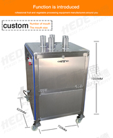 Fruit- en groentesnijmachine, neerwaartse snijmachine, snijapparatuur voor aardappelen, komkommer, lotuswortel, wortel en aubergine.