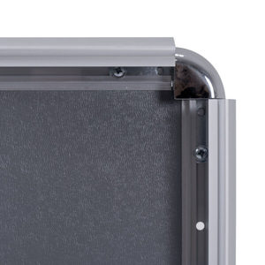Cornice pieghevole in alluminio DIN A3, profilo da 32 mm, anodizzato argento, Rondo - Product Image 6
